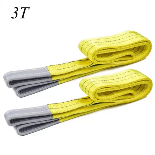 Duplex Webbing Slings 3 Tonne Yellow - 90mm Wide