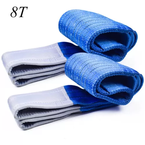 DRE Duplex Webbing Slings 8 Tonne Blue - 240mm Wide